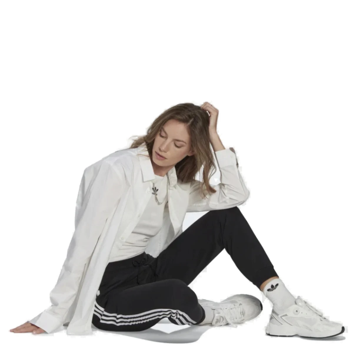Dámske tréningové nohavice ADIDAS ORIGINALS SLIM PANTS-IB7455-BLACK · záber 3