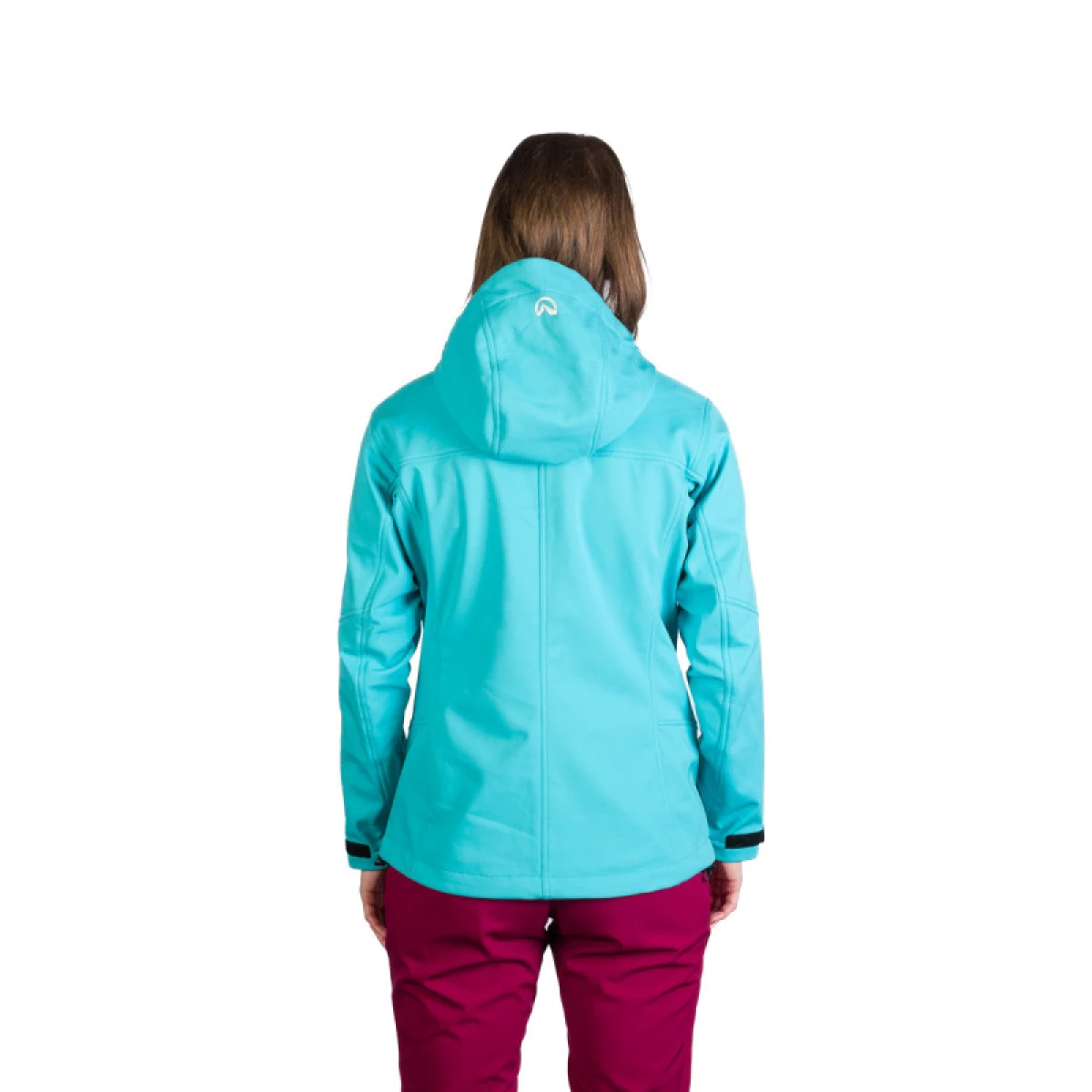 Dámska turistická softshellová bunda NORTHFINDER TINA-396lightblue · záber 5