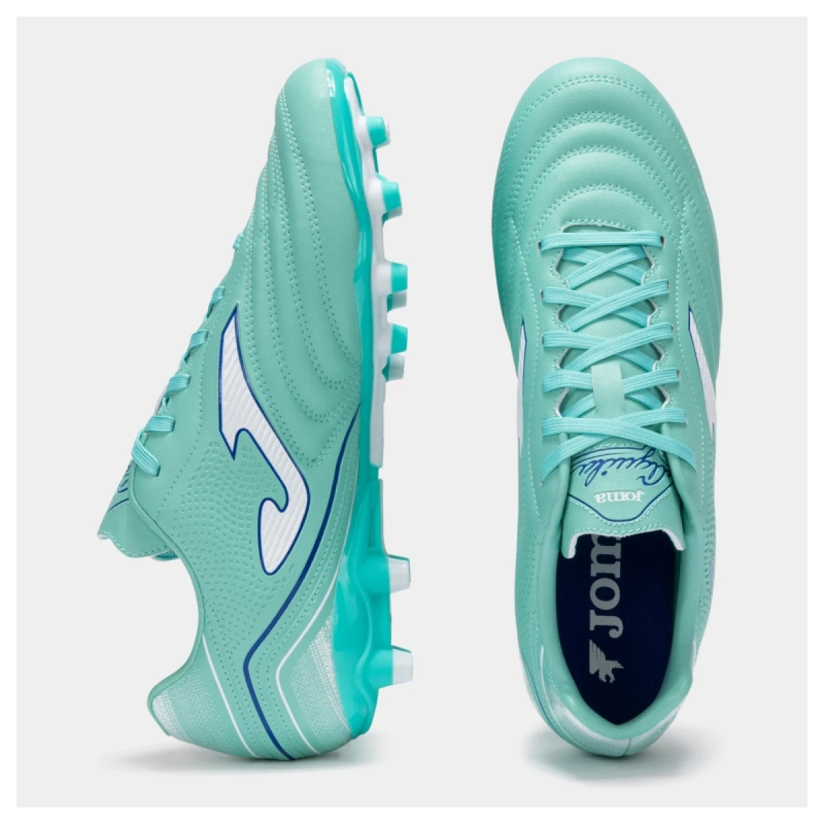 Pánske futbalové kopačky outdoorové JOMA Aguila 2527 M FG turquoise · záber 3