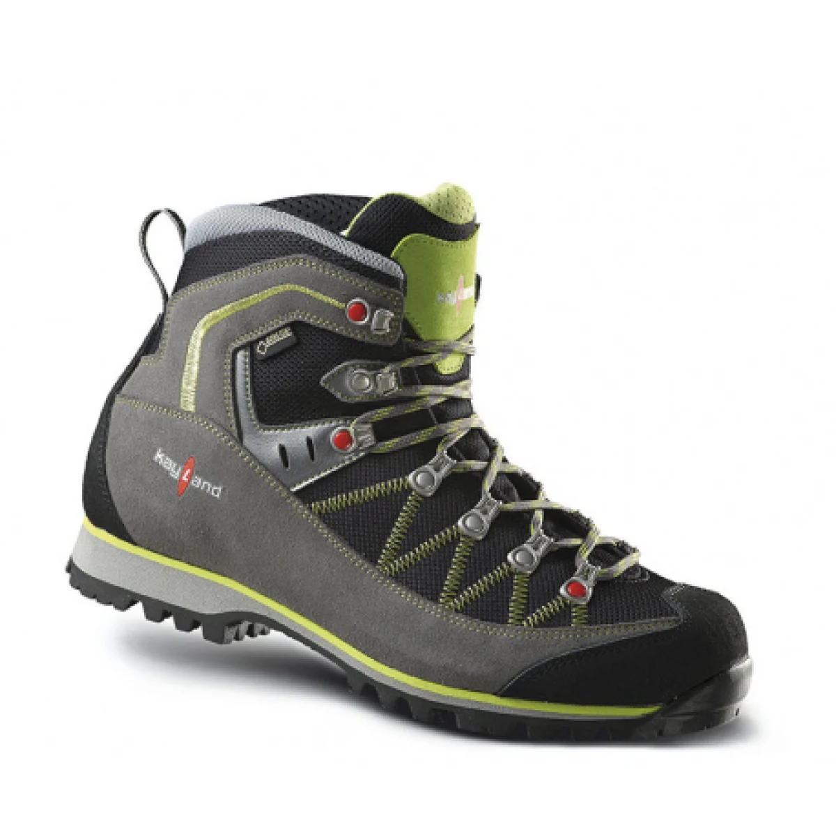 Pánska vysoká turistická obuv KAYLAND Plume Micro Gtx, Grey Lime · záber 1