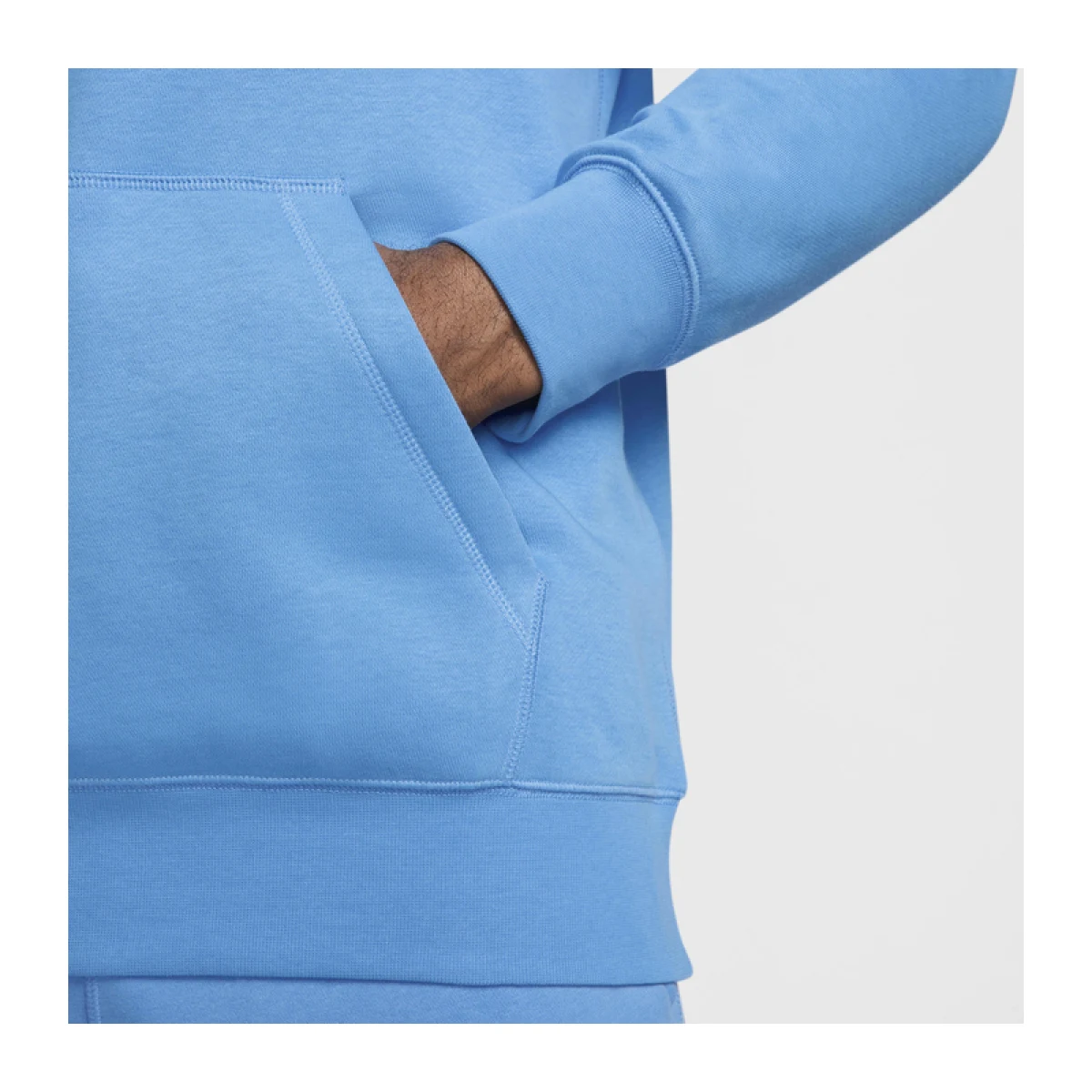 Pánska zateplená tréningová mikina s kapucňou NIKE M NK CLUB BB HDY FUTURA BLOCK-412 UNIVERSITY BLUE · záber 5