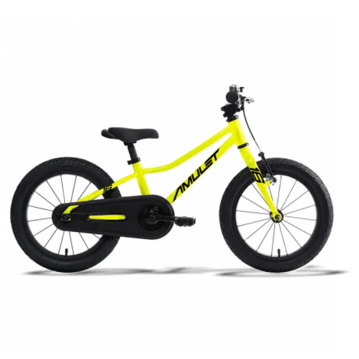 Detský horský bicykel AMULET 16 Speedy, metallic yellow black · záber 1