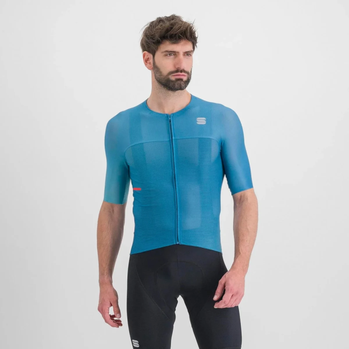 Pánsky cyklistický dres s krátkym rukávom SPORTFUL Light pro jersey, shaded berry blue · záber 2