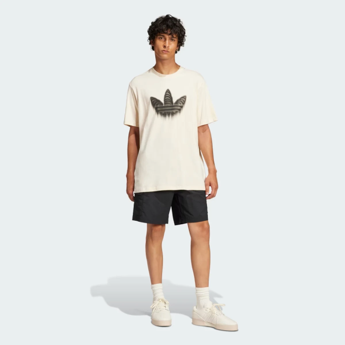 Pánske tričko s krátkym rukávom ADIDAS ORIGINALS SKELETON TR TEE-JN4559-Beige · záber 4
