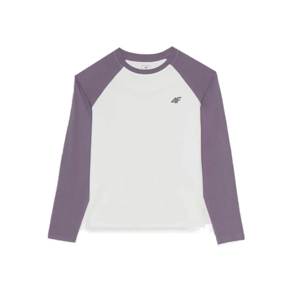 Dievčenské tričko s dlhým rukávom 4F JUNIOR LONGSLEEVE-JWAW24TLONF291-51S-VIOLET · záber 5