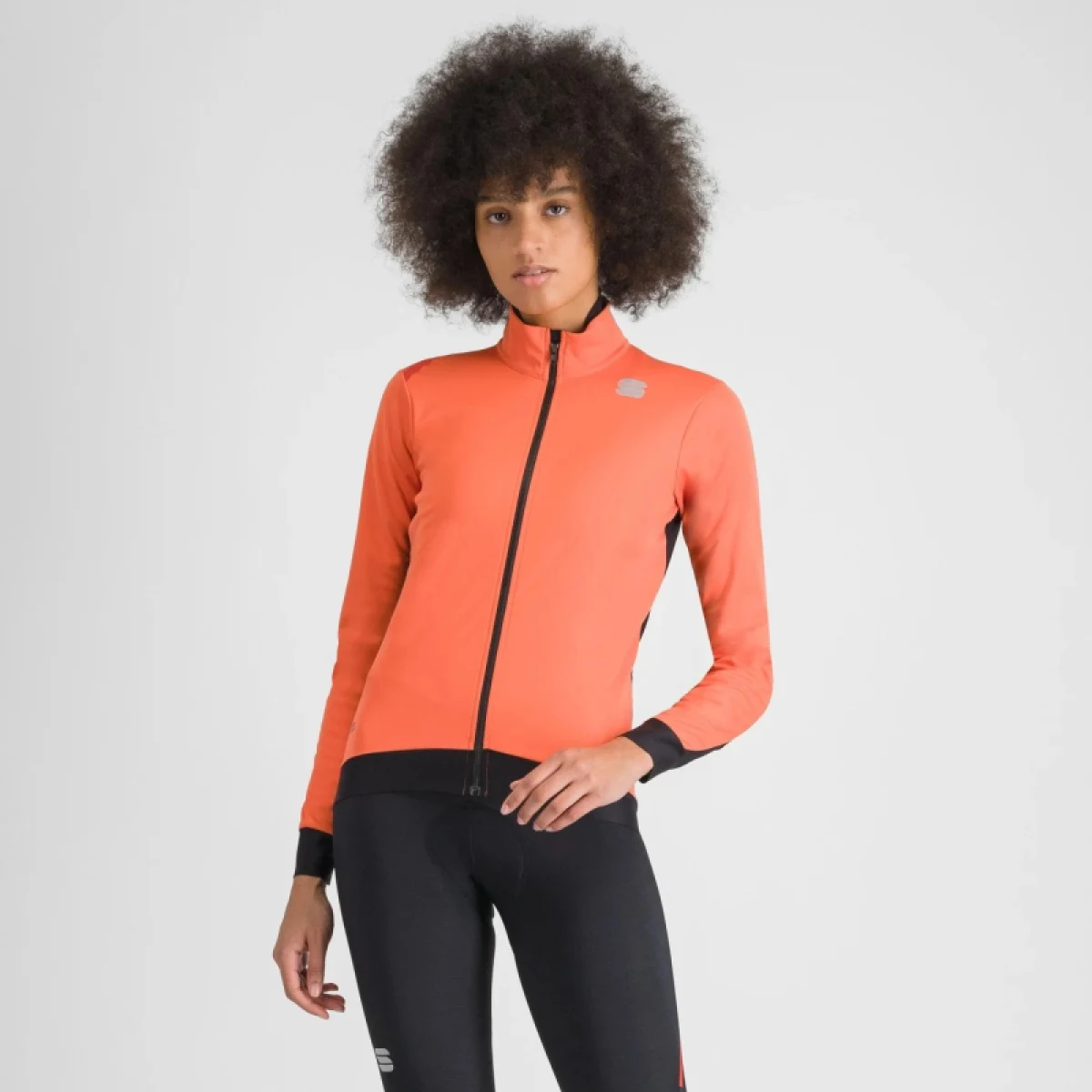 Dámska cyklistická bunda SPORTFUL Fiandre medium w jacket, pompelmo · záber 2