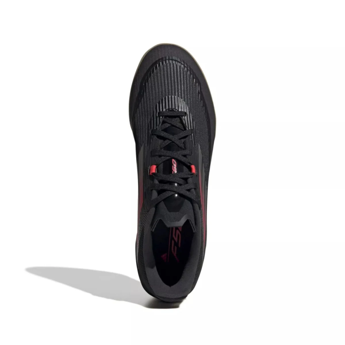 Pánske futbalové kopačky halové ADIDAS F50 League M IC core black iron metallic lucid red · záber 4