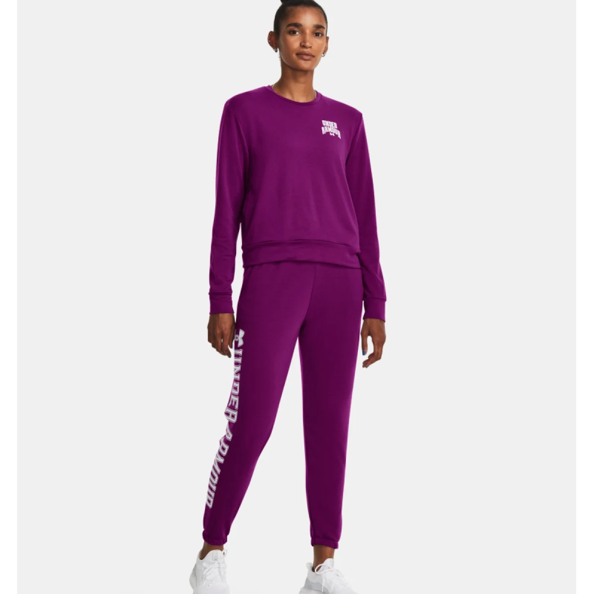 Dámske tepláky UNDER ARMOUR UA Rival Terry Graphic Jogr-PPL · záber 4