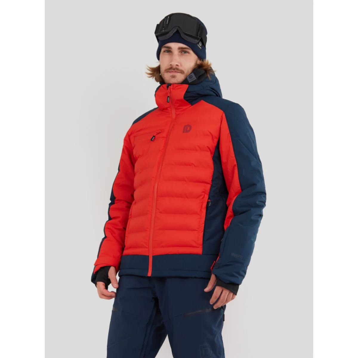 Pánska lyžiarska bunda FUNDANGO Orion Padded Jacket-281-redorange · záber 2