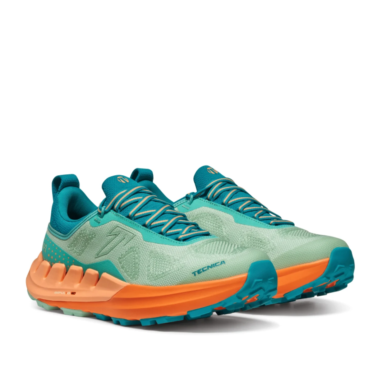 Dámska bežecká trailová obuv TECNICA Pyrox Xplore Ws, orange aqua green · záber 4