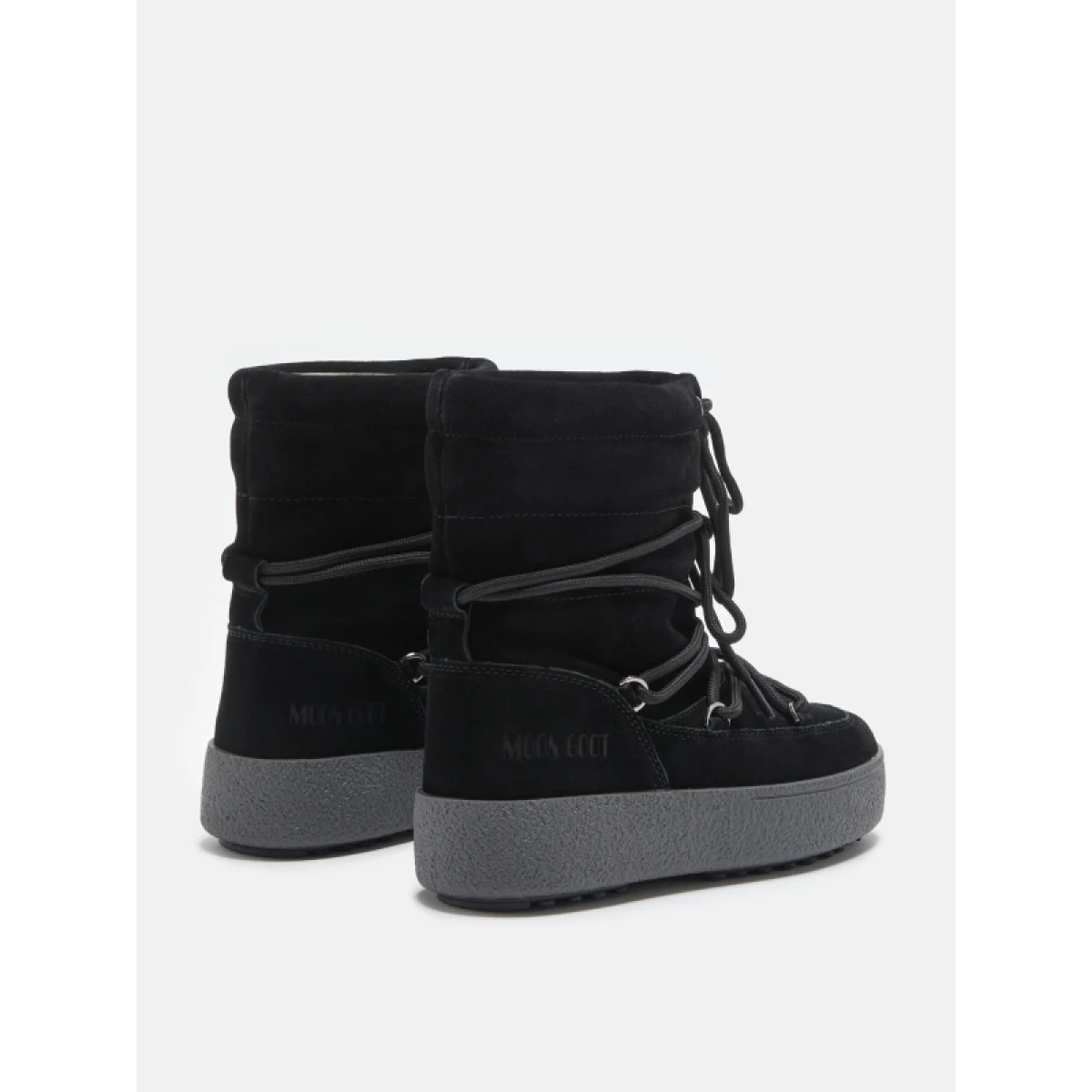 Dievčenské členkové zimné topánky MOON BOOT JTRACK SUEDE, 003 black · záber 2