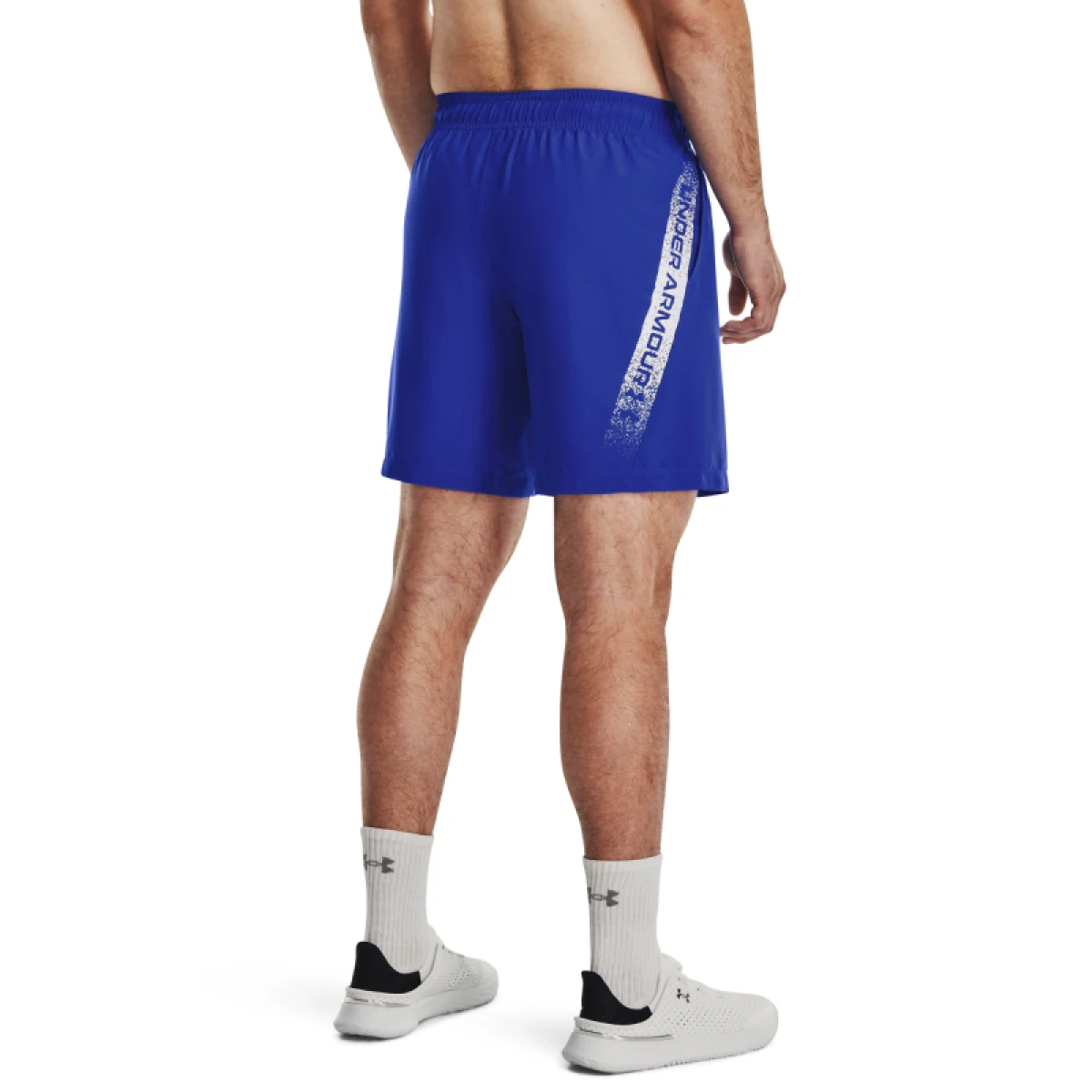 Pánske tréningové kraťasy UNDER ARMOUR UA Woven Graphic Shorts-1370388-401 BLU · záber 2