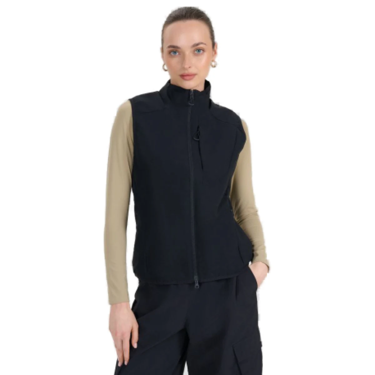 Dámska vesta 4F VEST JACKET-WSS25TVJAF188-20S-DEEP BLACK · záber 1