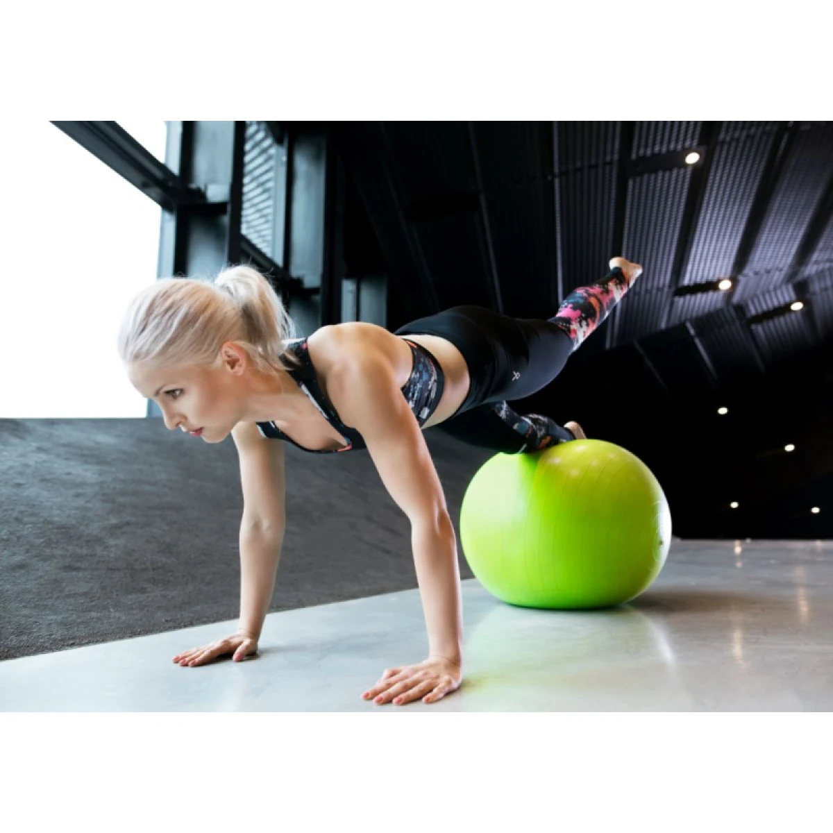 Gymnastická lopta SPOKEY FITBALL 55 cm, green · záber 5