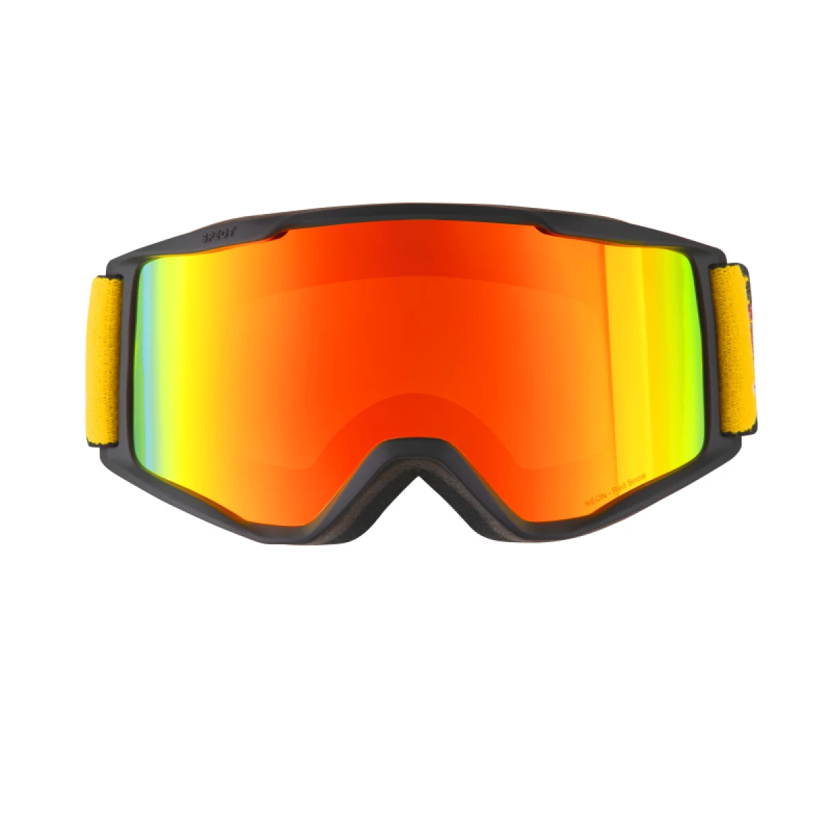 Lyžiarske okuliare RED BULL SPECT NEON 02RE2, black brown with red mirror · záber 5