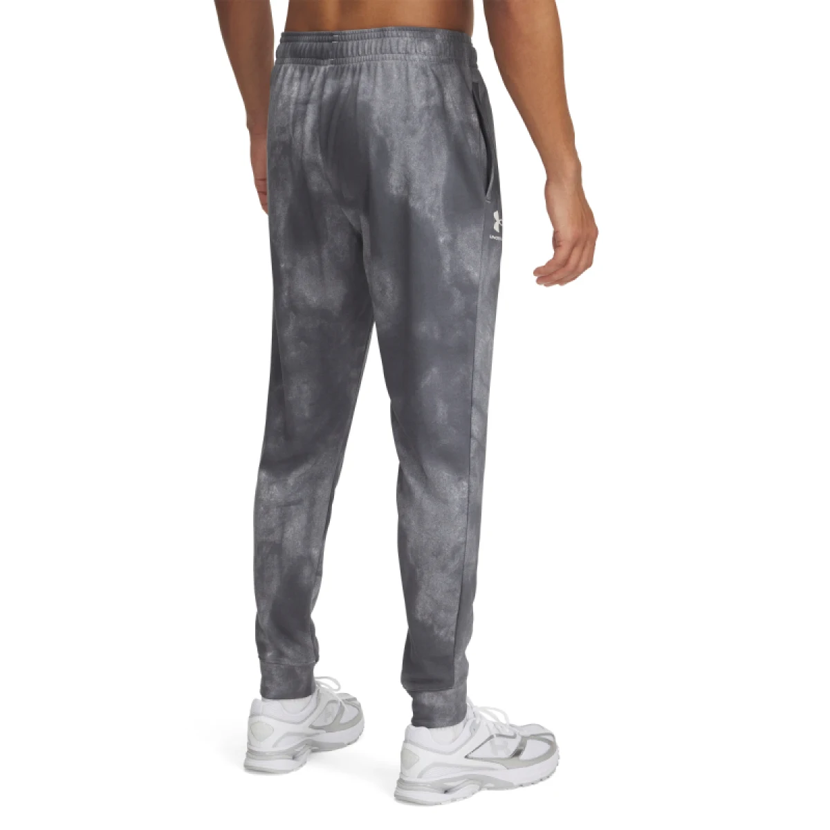 Pánske tepláky UNDER ARMOUR UA Rival Terry AOP Jogger Q1-GRY · záber 2