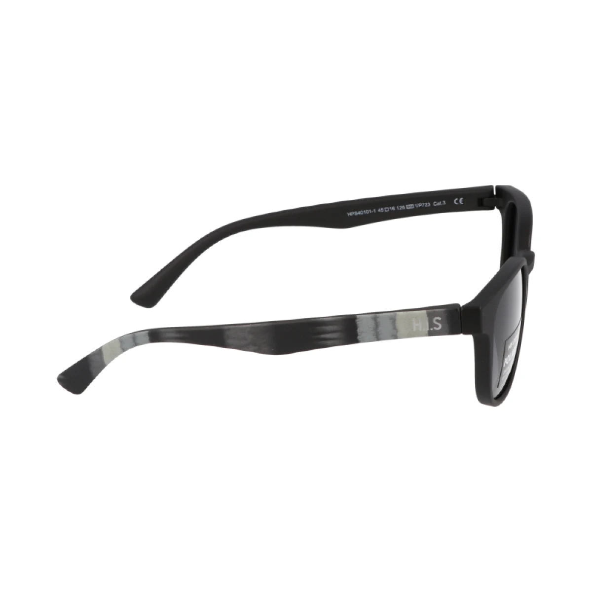 Juniorské polarizačné slnečné okuliare H.I.S. POLARIZED HPS40101-1, black, smoke POL, 45-16-126 · záber 5