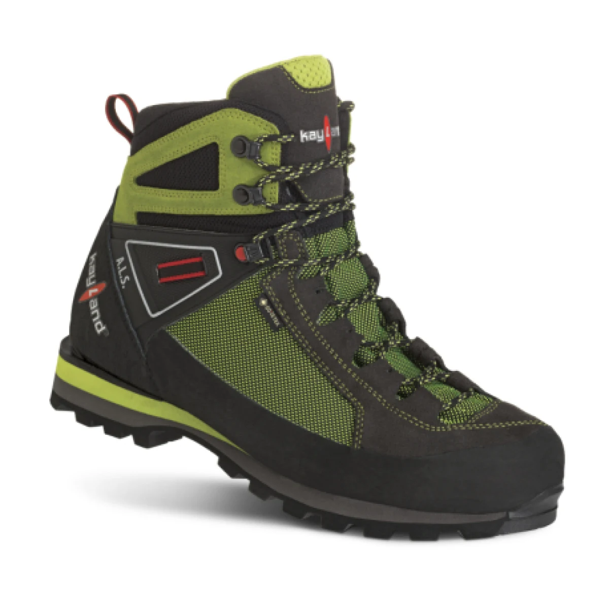 Pánska vysoká turistická obuv KAYLAND Cross Mountain Gtx, Black Lime · záber 1