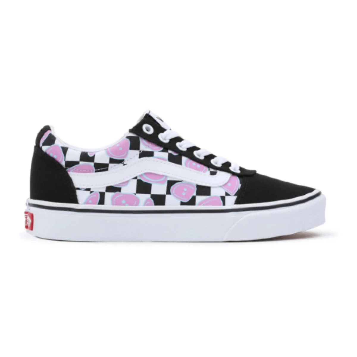 Dámska rekreačná obuv VANS Ward (Happy Checkboard) multi white · záber 1
