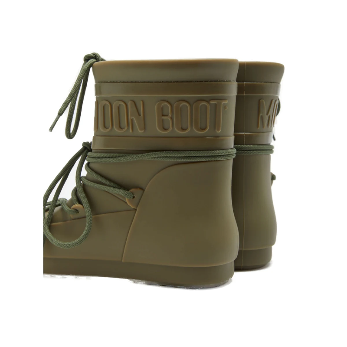 Dámske gumáky MOON BOOT RAIN BOOTS LOW, 007 khaki · záber 4