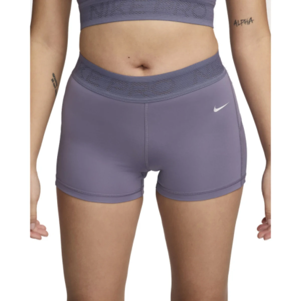 Dámske tréningové kraťasy NIKE W NP DF MR 3IN MESH SHORT-509 DAYBREAK WHITE · záber 1