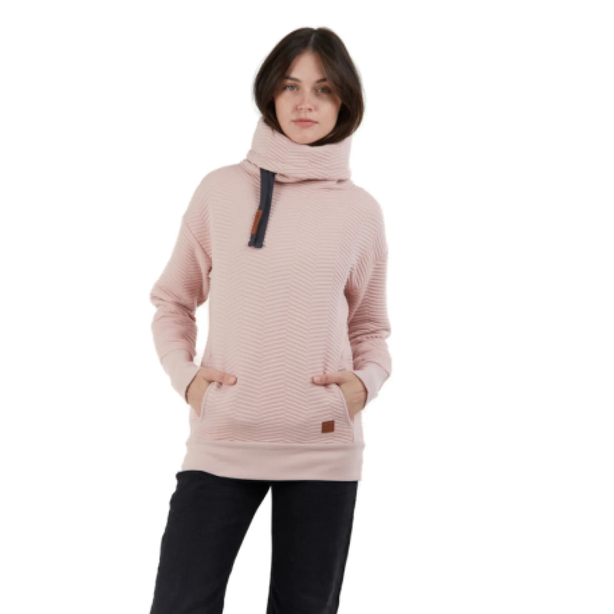 Dámska mikina FUNDANGO Aliz Pullover-330-rose · záber 1
