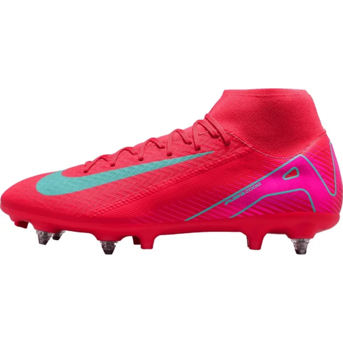 Pánske futbalové kopačky outdoorové NIKE Mercurial Superfly 10 Academy PRO M SG ember glow aurora green · záber 2