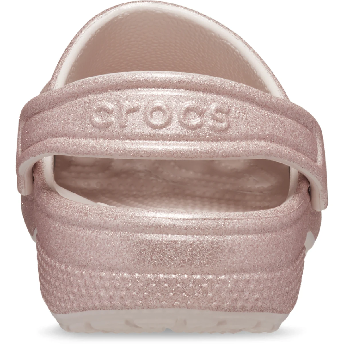 Dievčenské kroksy (rekreačná obuv) CROCS Classic Glitter Clog K quartz glitter · záber 5