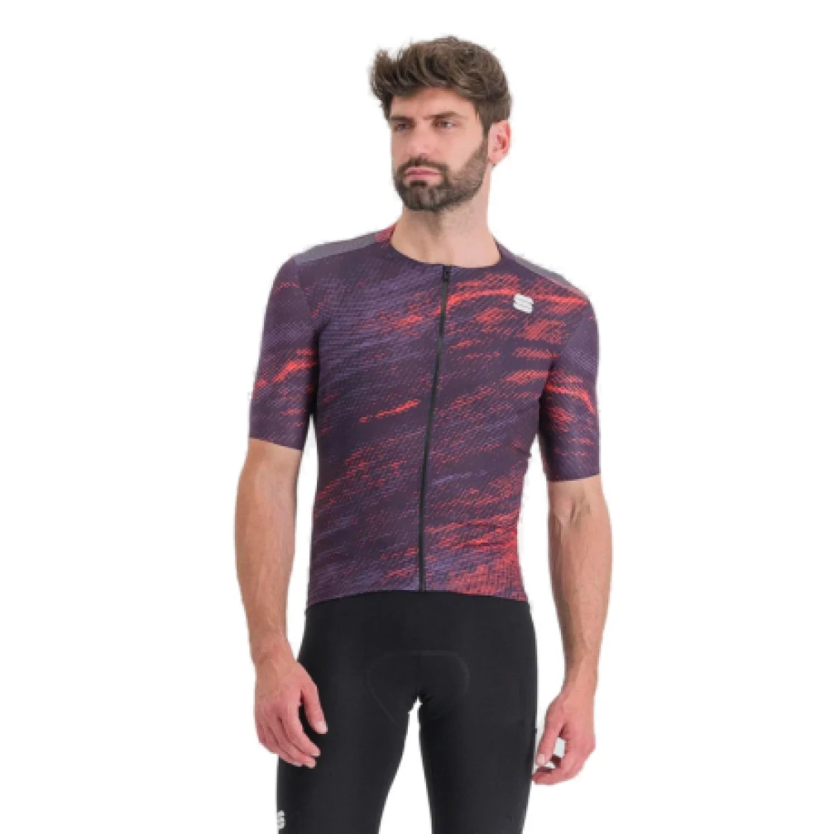 Pánsky cyklistický dres s krátkym rukávom SPORTFUL Cliff supergiara jersey, nightshade · záber 1