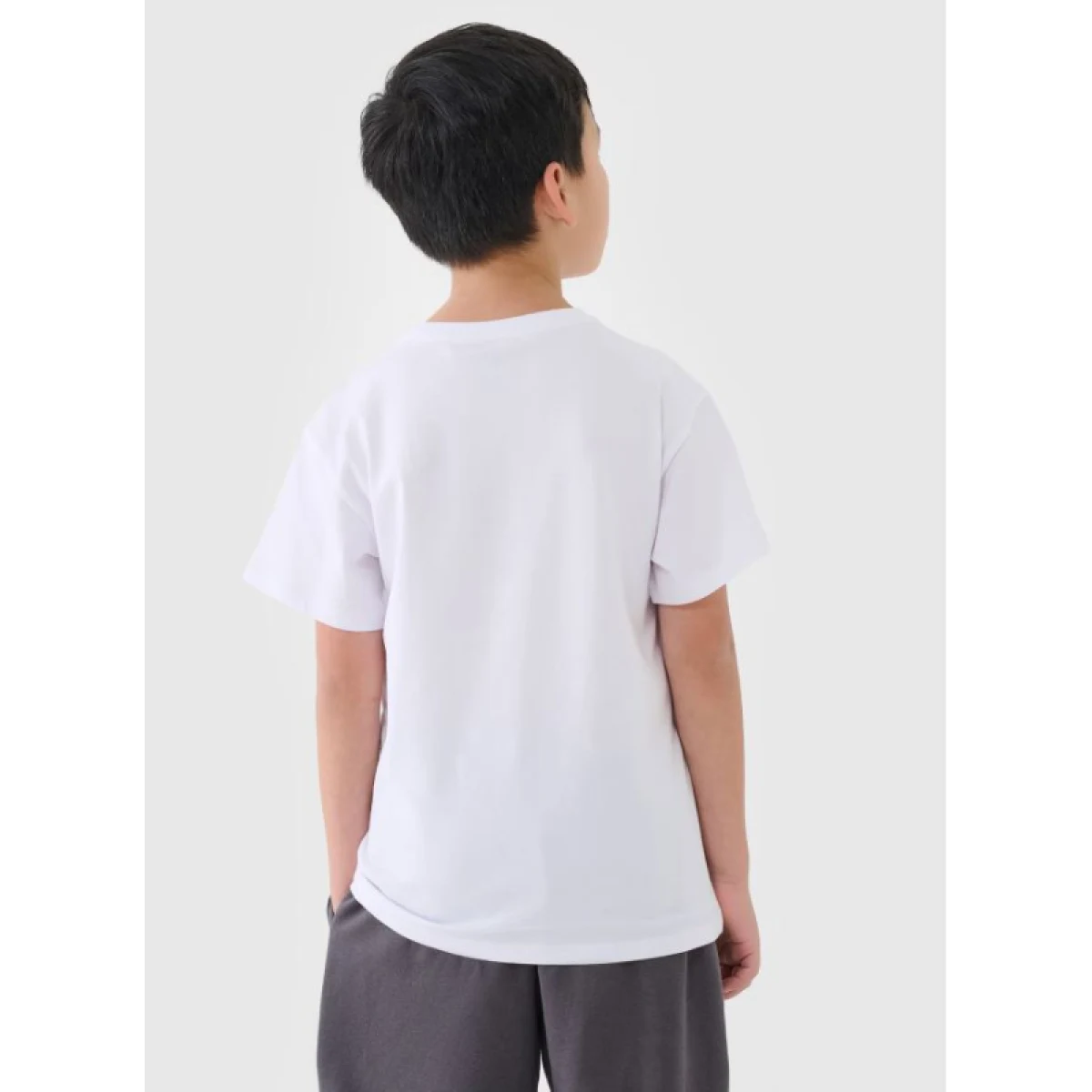 Chlapčenské tričko s krátkym rukávom 4F JUNIOR TSHIRT M2331-10S-WHITE · záber 3