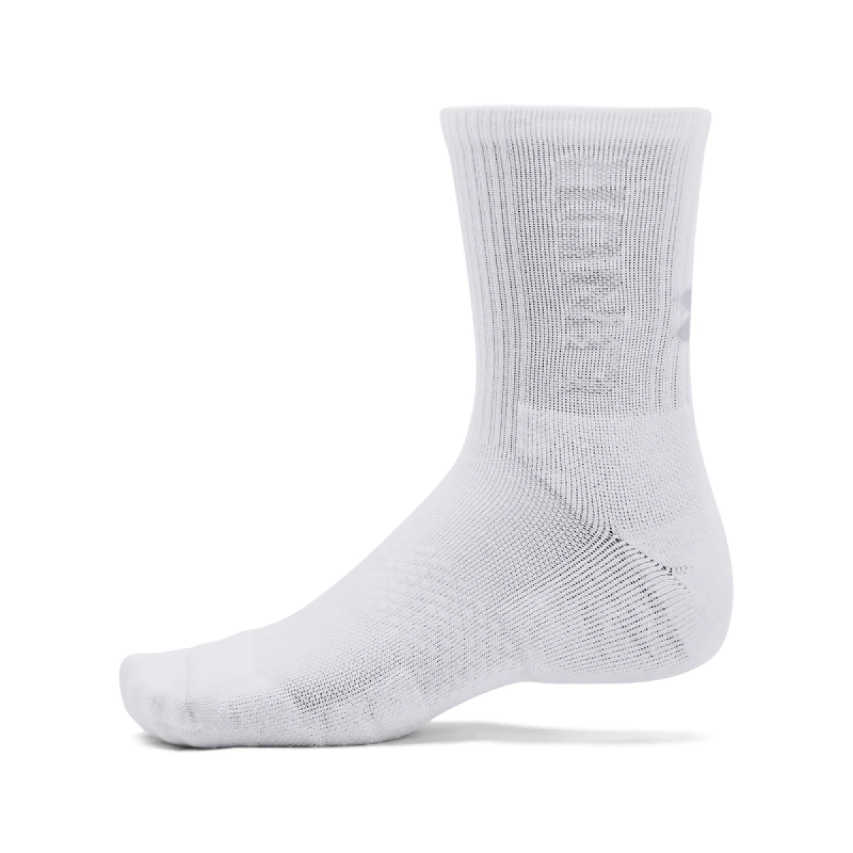 Ponožky UNDER ARMOUR UA 3-Maker 3 pack Mid-Crew-WHT-1373084-100 · záber 3