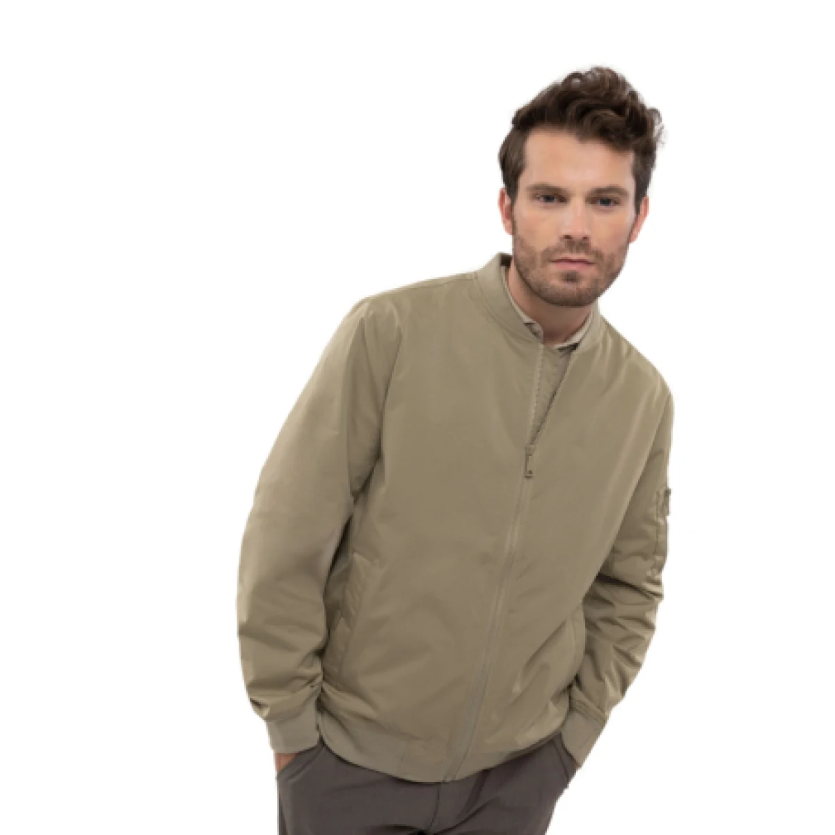 Pánska bunda VOLCANO BIT-102-BEIGE · záber 1