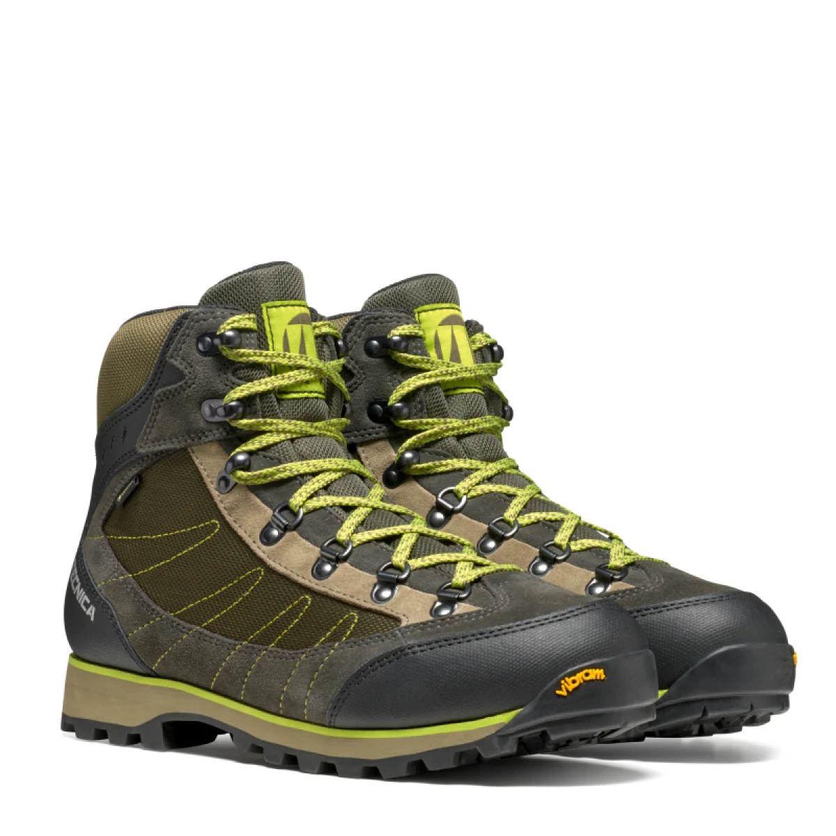 Pánska vysoká turistická obuv TECNICA Makalu IV GTX Ms, dark green light green · záber 4