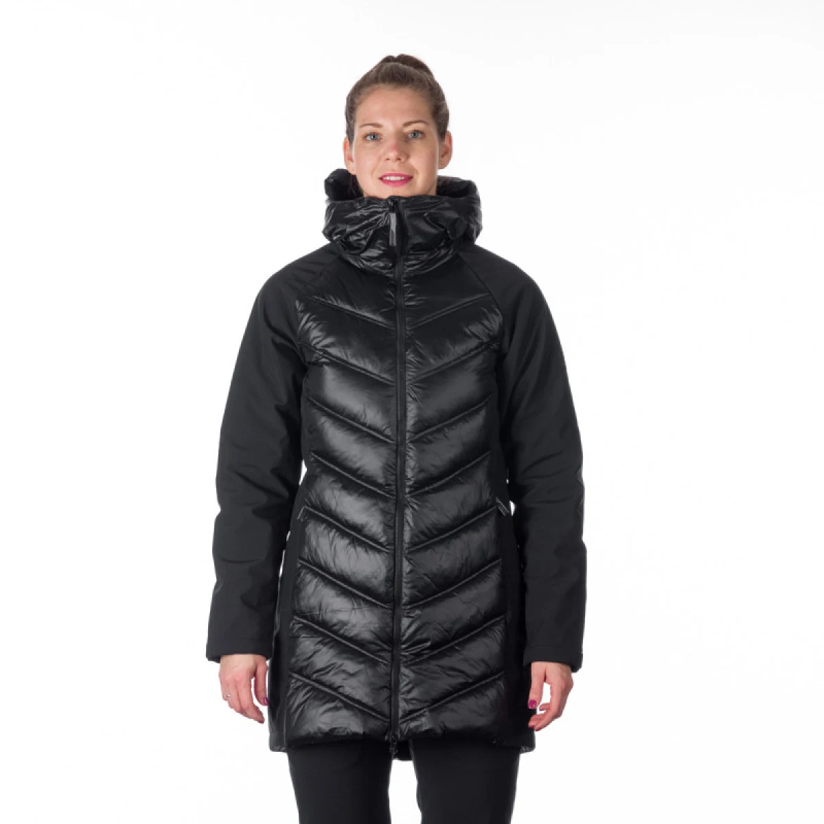 Dámska turistická softshellová bunda NORTHFINDER MARGIE-269-black · záber 3