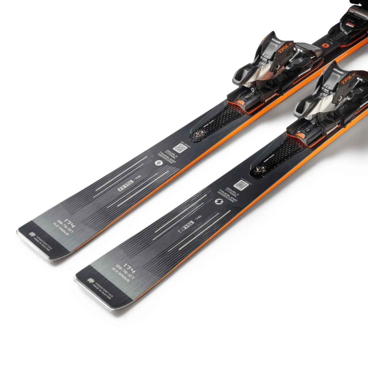 Lyže na zjazdovku - on piste s viazaním BLIZZARD Thunderbird R15-76 + TPX 12, anthracite · záber 4