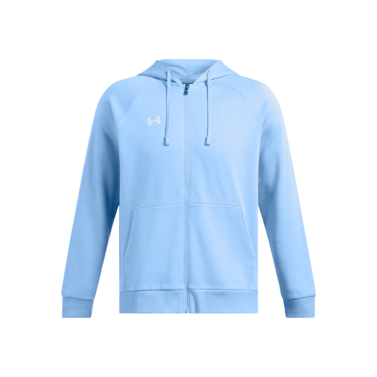 Pánska zateplená mikina so zipsom UNDER ARMOUR UA Rival Fleece FZ Hoodie-BLU · záber 4