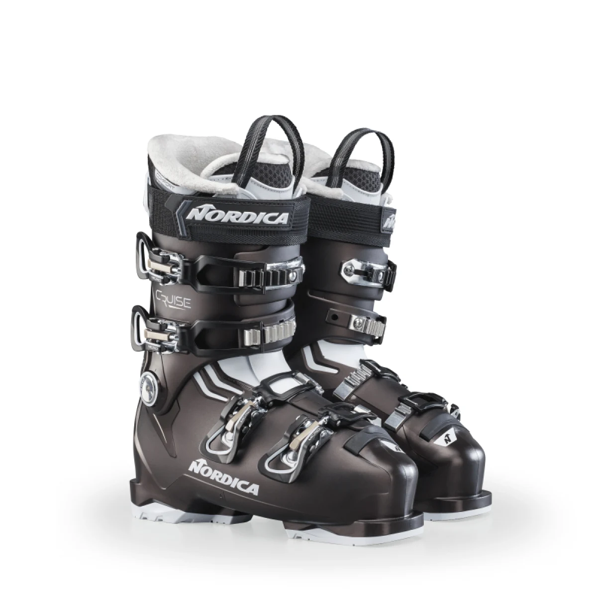 Dámske lyžiarky na zjazdovku - on piste NORDICA THE CRUISE 75 W-PEARL BLACK-WHITE-GOLD · záber 5