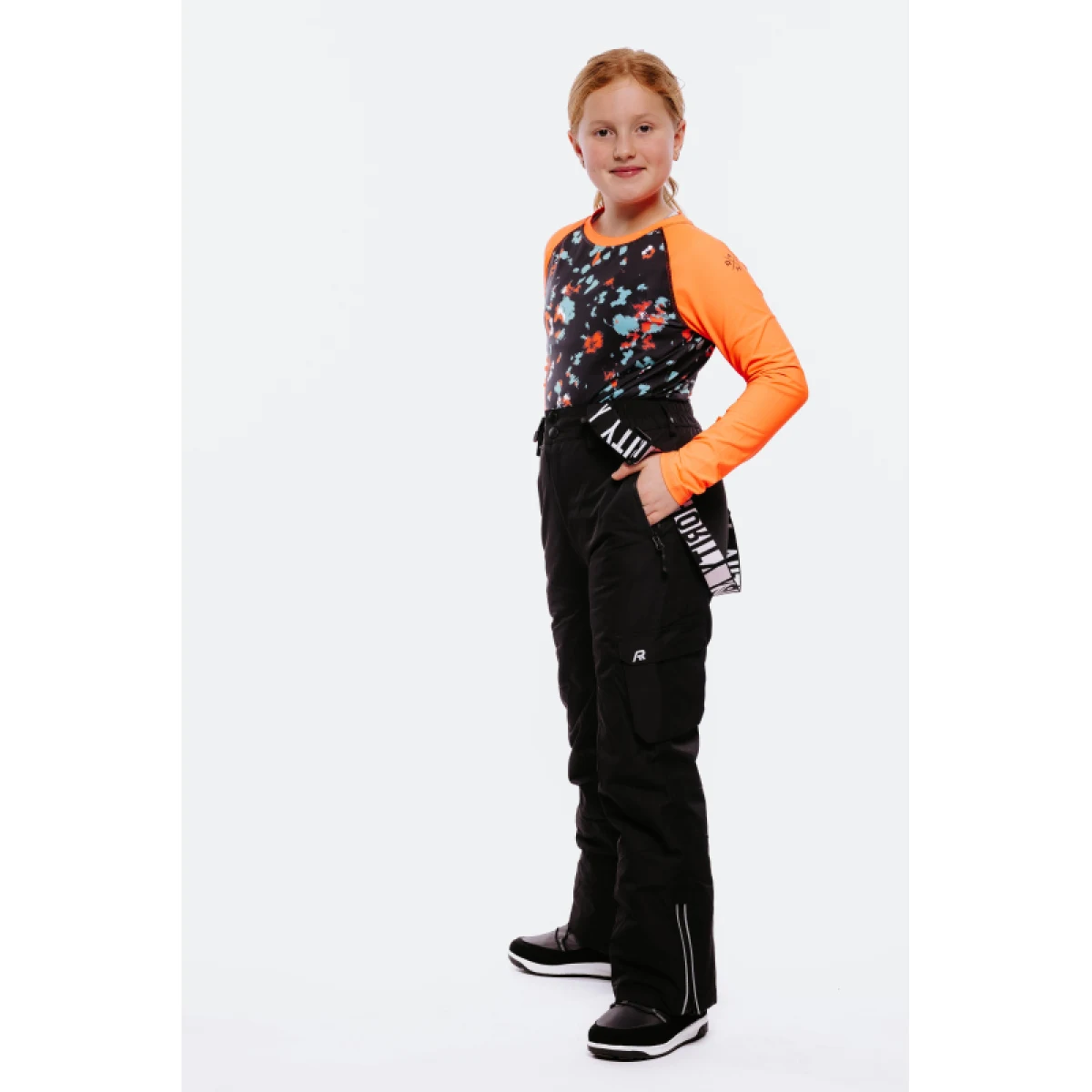 Juniorské lyžiarske nohavice AUTHORITY SP-SNOWTIME black · záber 5