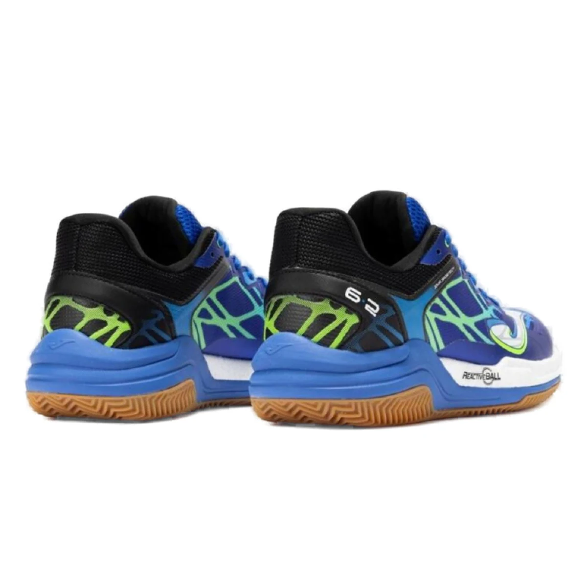Pánska halová obuv JOMA V6.2 2504 royal blue fluor green · záber 3