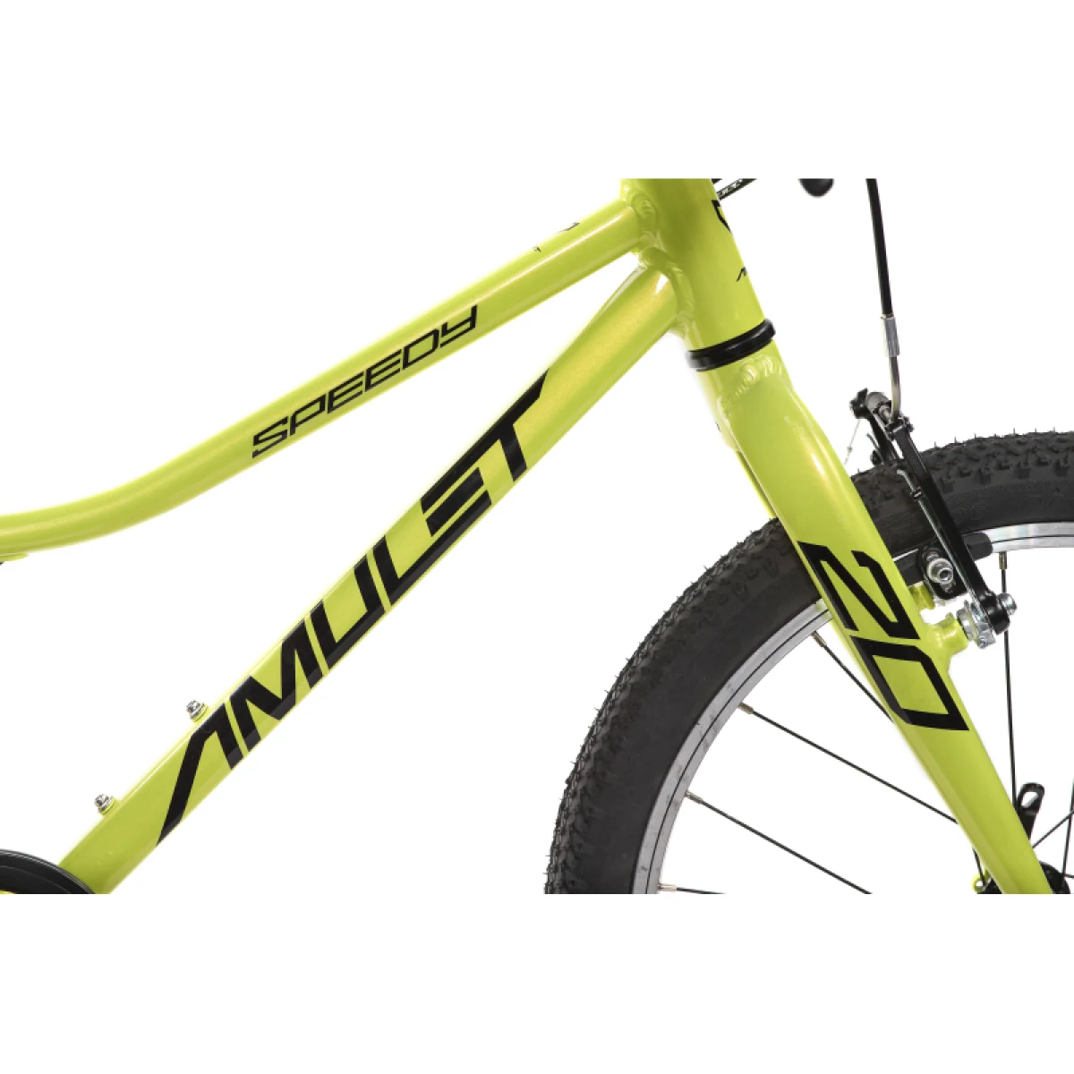 Detský horský bicykel AMULET 20 Speedy, fluo yellow black · záber 5