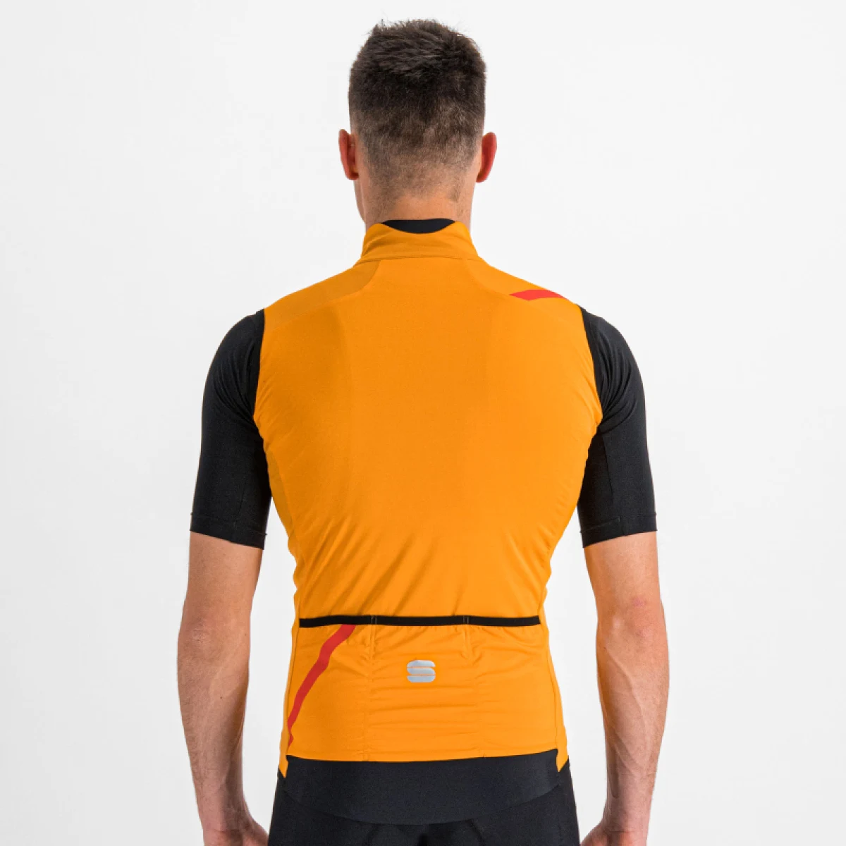 Pánska cyklistická vesta SPORTFUL Fiandre light no rain vest, dark gold · záber 3