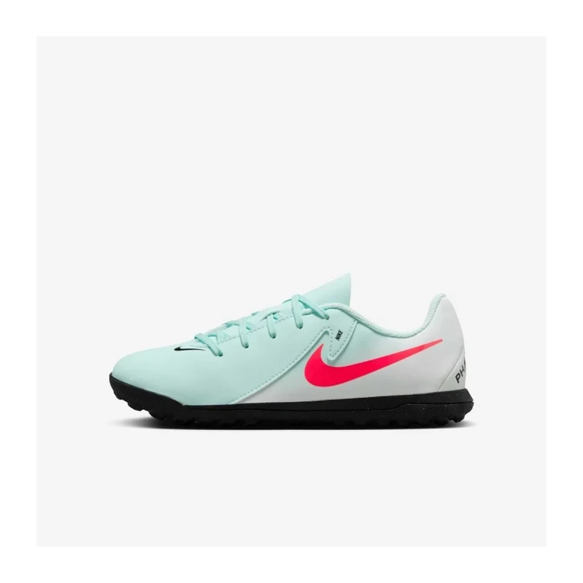Chlapčenské futbalové kopačky turfy NIKE Phantom GX 2 Academy Jr TF mint off noir atomic red · záber 2