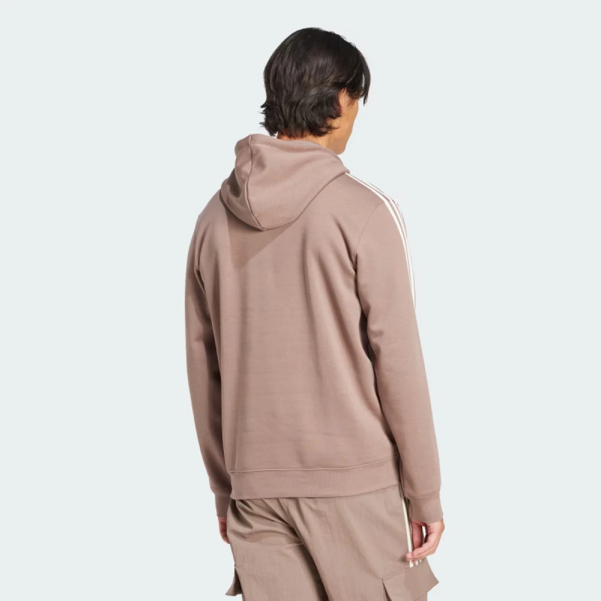 Pánska mikina s kapucňou ADIDAS ORIGINALS 3-STRIPES HOODY-TRABRN · záber 3
