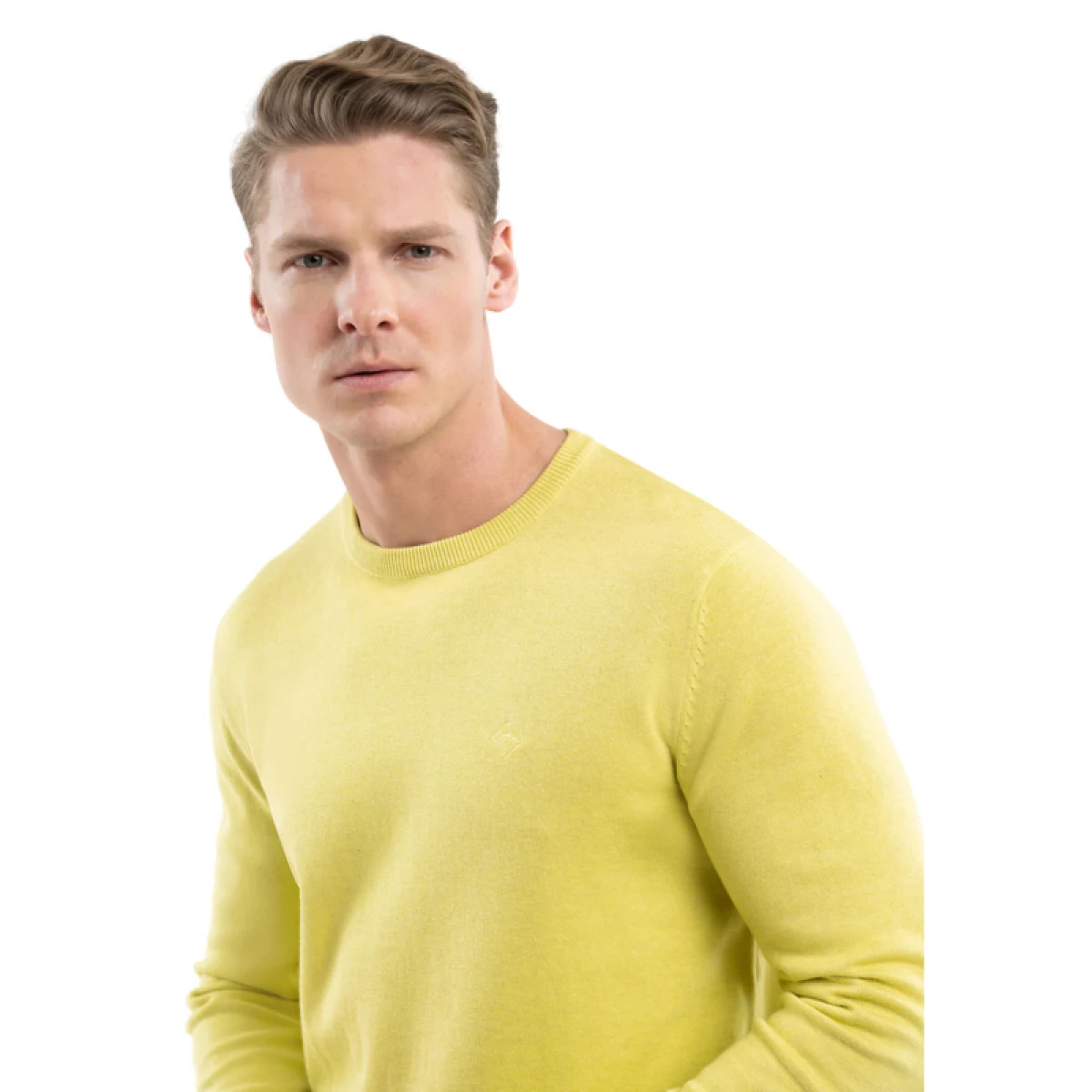 Pánsky sveter VOLCANO S-RADO-200-YELLOW · záber 3