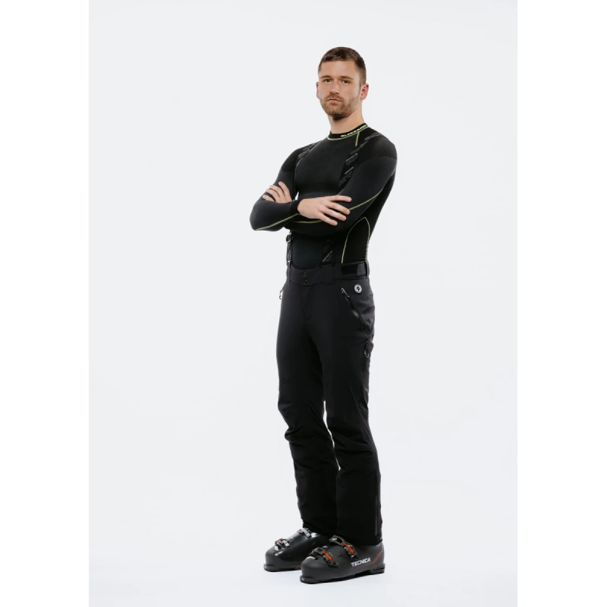 Pánske lyžiarske zateplené nohavice BLIZZARD Ski Pants Lofer, black · záber 2