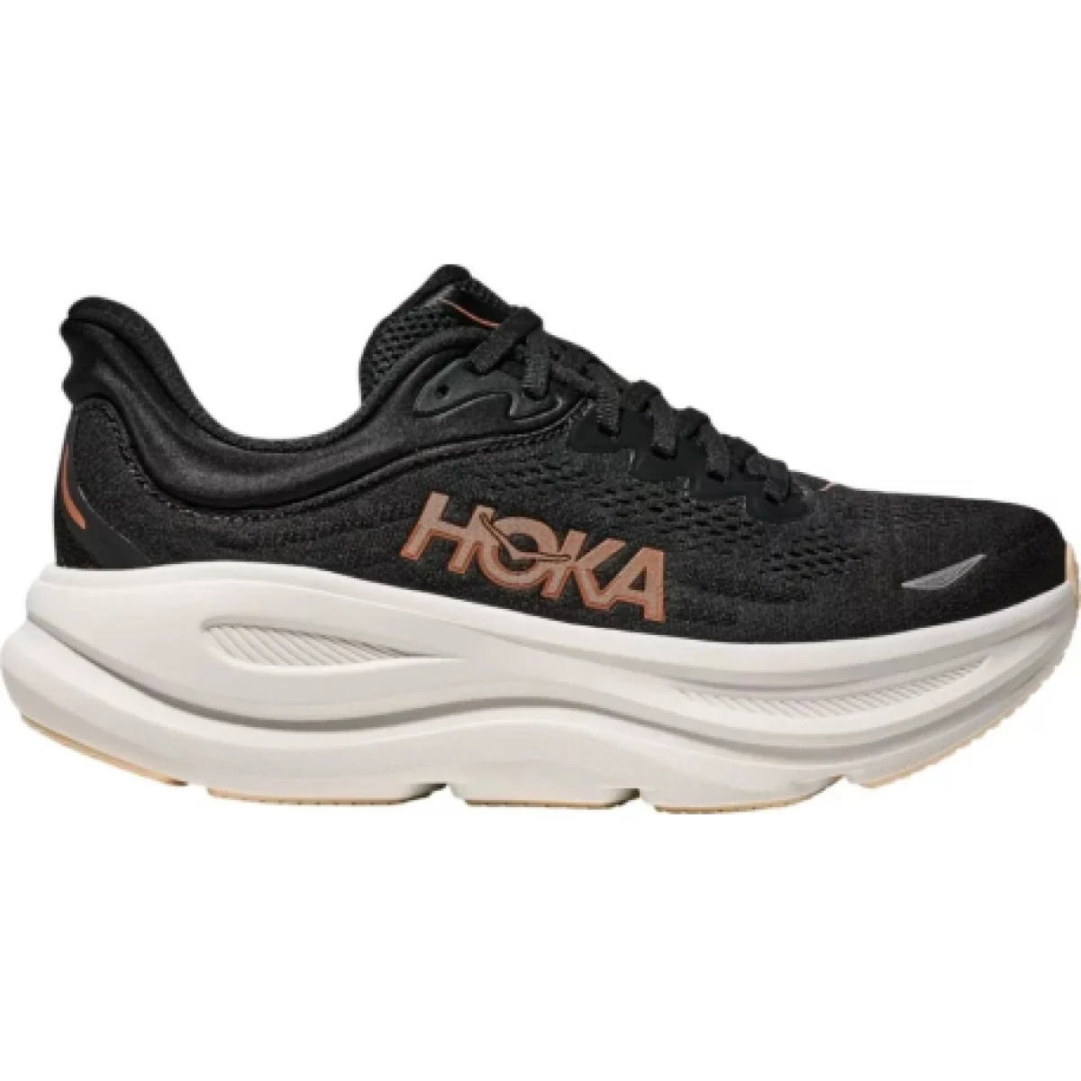 Dámska bežecká obuv HOKA Bondi 9 black rose gold · záber 1