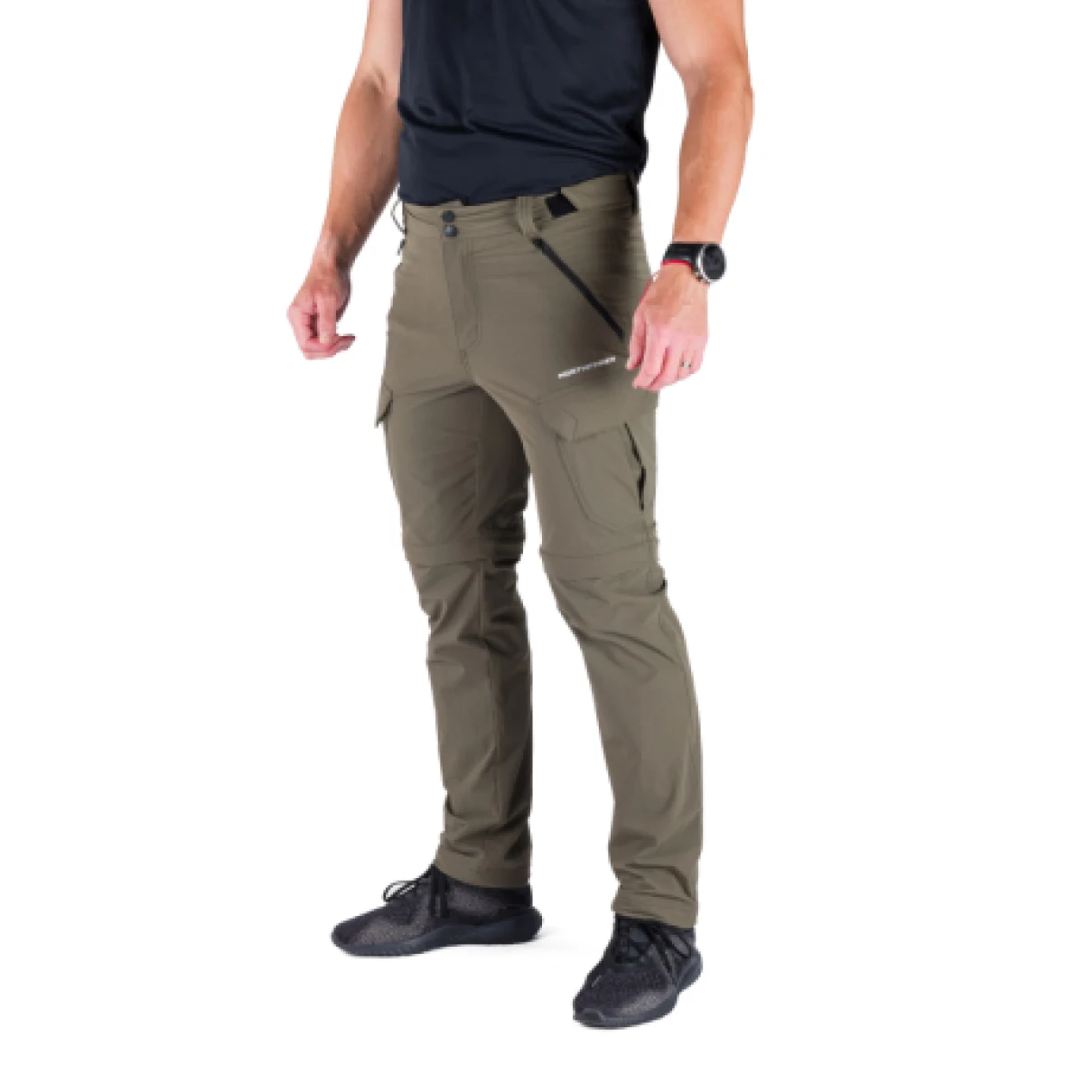 Pánske turistické nohavice NORTHFINDER CARUSO-300darkgreen · záber 1