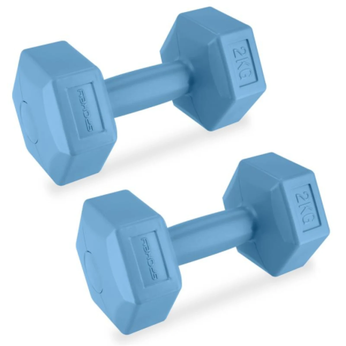 Set závažia SPOKEY MONSTER BLUE HEXA 2x 2 kg · záber 1