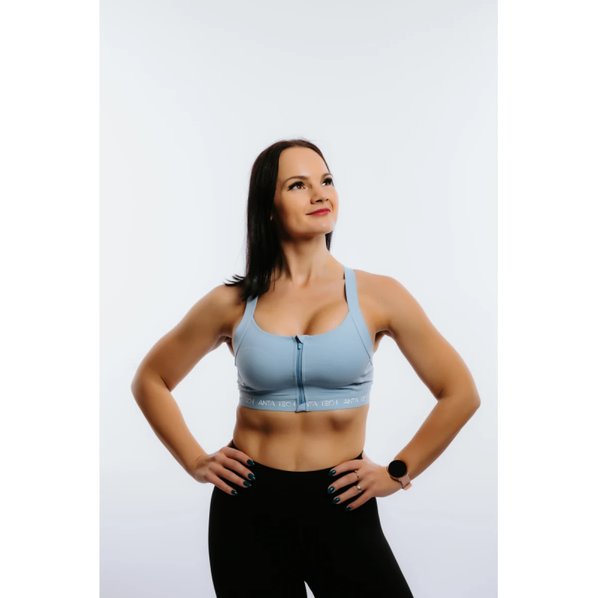 Dámska tréningová športová podprsenka ANTA Tank-862227115-3-SS22_Q2-Space Grey · záber 2