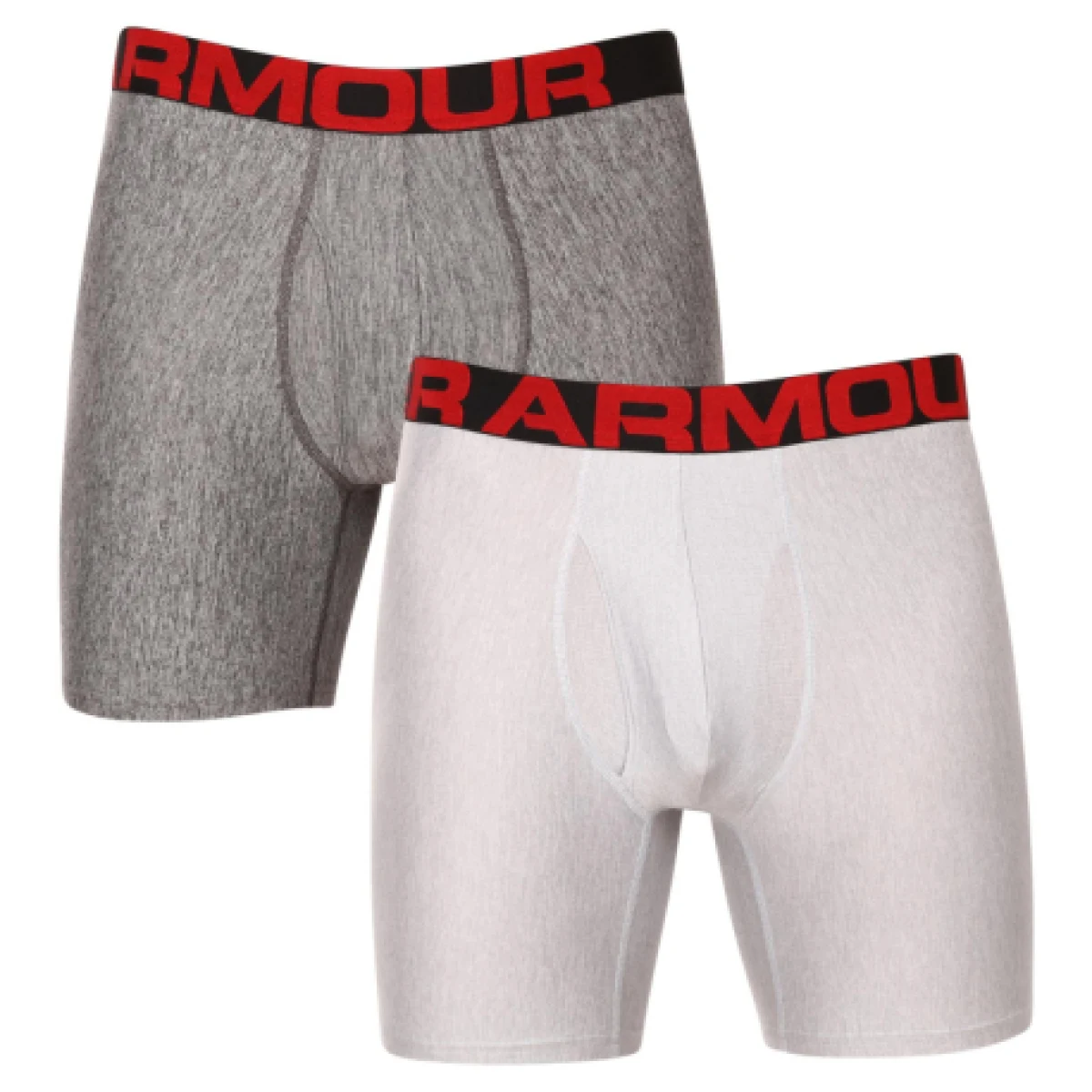 Pánske boxerky UNDER ARMOUR UA Tech 6in 2 Pack-GRY · záber 1